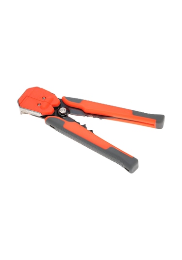 Aubyhe Jx-1301 Kırmızı Multifonksiyon Tel Soğutucu: Otomatik Soğuma, Kesme Ve Presleme - Çelik Ağızlı 10-24 Awg Kırmızı