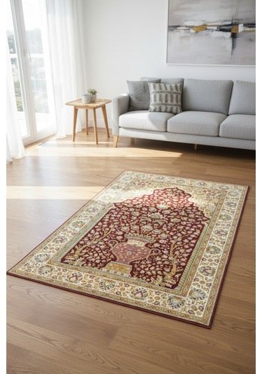 Lüks Dijital Baskılı Yumuşak Diz Acıtmayan Seccade Çok Renkli