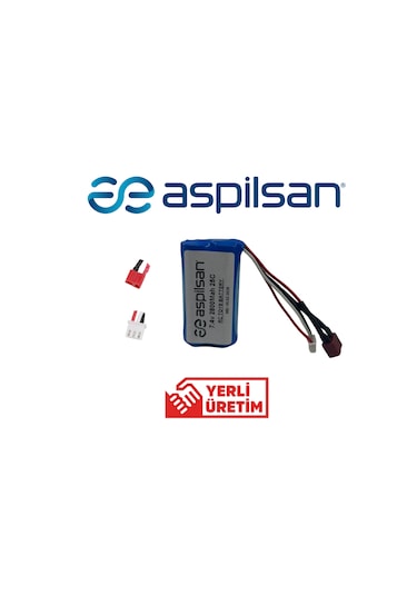 Enerjistar 7.4v 2800mah 18650 Rc Oyuncak Bataryası T Plug Soketli