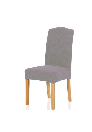 Taupe Jakarlı Sandalye Kılıfı Spandex Streç Slipcovers Sandalye Sandalye Mutfak Yemek Odası Mutfak Düğün Ziyafet Için Kapakları