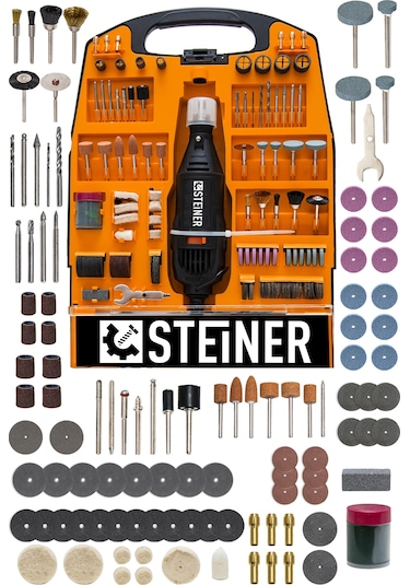 Steiner 302 Parça Devir Ayarlı 460 Watt Hobi Kalıpçı Gravür Seti