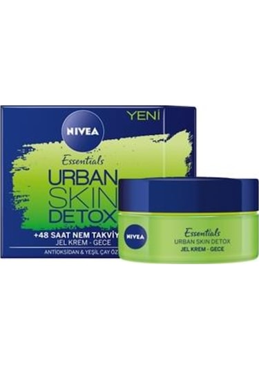 Nivea Essentials Urban Skin Jel Gece Kremi 50 ML