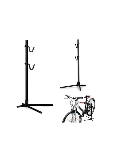 Bisiklet Tamir Sehpası Ayarlanabilir Metal Siyah