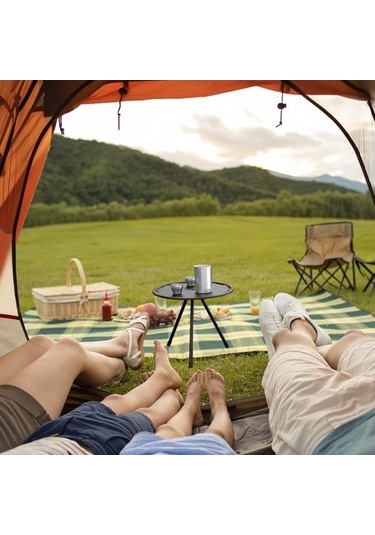 Bloomnest Yüksekliği Ayarlanabilir Renkli Plaj Piknik Masası, Taşınabilir Kamp Keyfi Açık - Yq Çok Renkli Çok Renkli