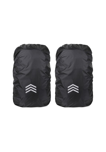 Yuntech01 Su Tasarımı 35l Sırt Çantası Yağmurluk Kılıfı - 2'li Set, Su Geçirmez Ve Reflektif Çok Renkli
