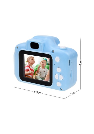 Springsun X200 Çocuk Dijital Kamerası - Yeşil, 1080p Video, Fotoğraf Çekimi, Sticker Özellikli, Taşınabilir 2.0 İnç Ekranlı Kartopu Kamera