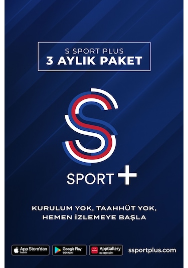 S Sport Plus 3 Aylık Paket (485226832)