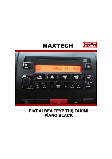 Fiat Albea Teyp Tuş Takımı Pianoblack Albea Tuş Takı.