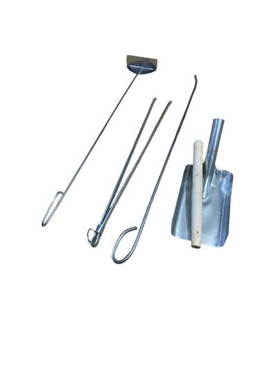 Mobilreyon Şömine Seti 4'lü,gelberi, Karıştırıcı,köz Maşa,kürek