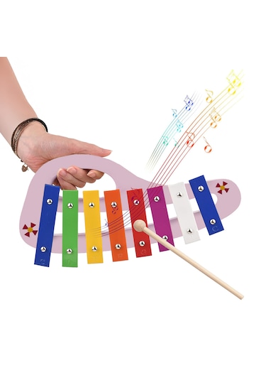 Midex Ksl-12 Kaliteli Ksilofon Çocuklar İçin Eğitici Müzik Aleti