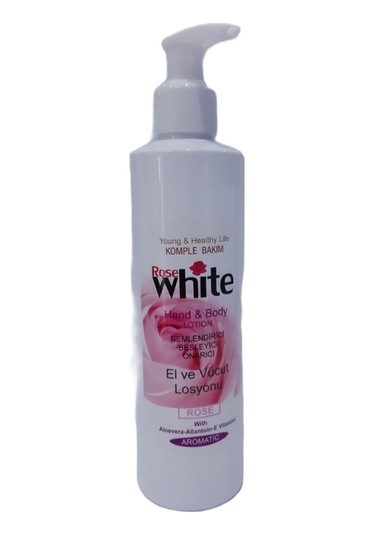 Rose White Gül Özlü El ve Vücut Losyonu 200 ML