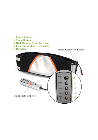 İgia Vibro Shape Isıtmalı Titreşimli Masaj Form Göbek Kemeri