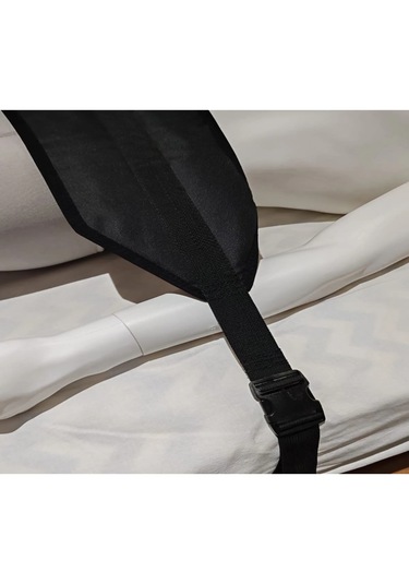 Ozclife Tek Kemerli Hasta Yatağa Bağlama Kemeri - Siyah