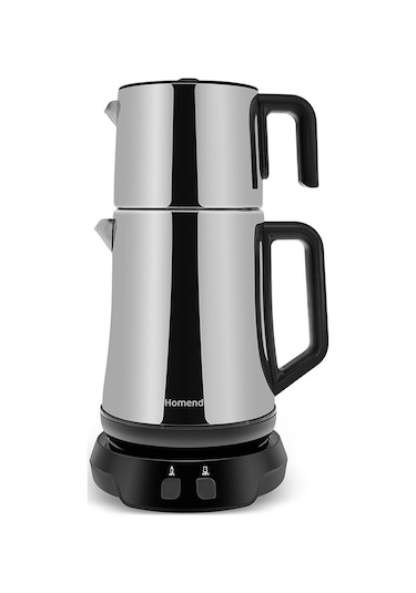 Homend Royaltea Elegant 1776H Parlak Inox Çay Makinesi