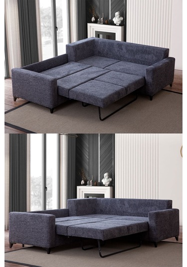 Bahar Sağ Köşe Koltuk Takımı Antrasit