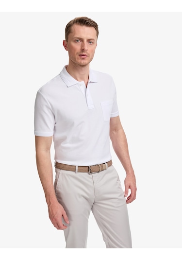 Pierre Cardin Erkek Beyaz Tişört Basic 50321144-vr013