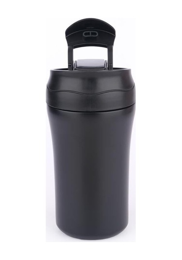 Milo Coven 380 Ml Pipetli Çelik Termos Siyah