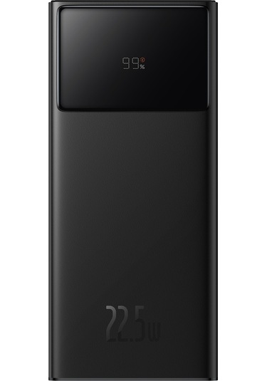 Baseus Star-Lord Overseas Edition 22.5 W 20000 mAh Dijital Ekranlı Powerbank Siyah