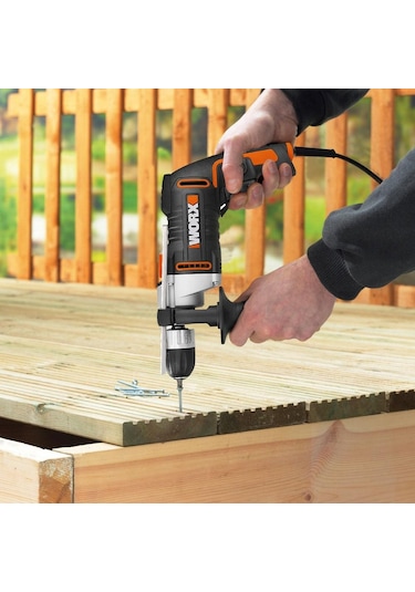 Worx Wx328 810watt 13mm Profesyonel Darbeli Matkap + 6 Adet Uç