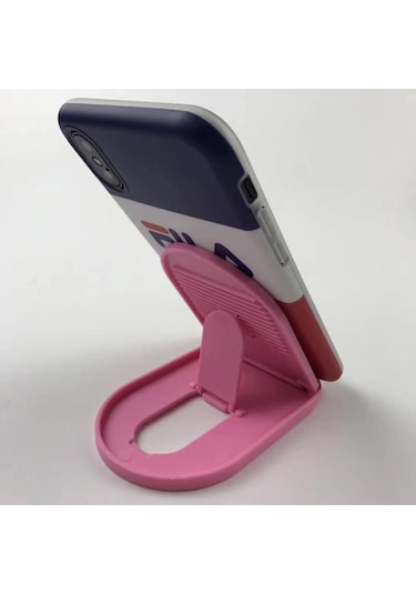 Juo Katlanır Masaüstü Telefon Tutucu Stand Mor