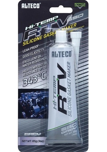 Alteco Isıya Dayanıklı Silikon Sıvı Conta Gri 343C