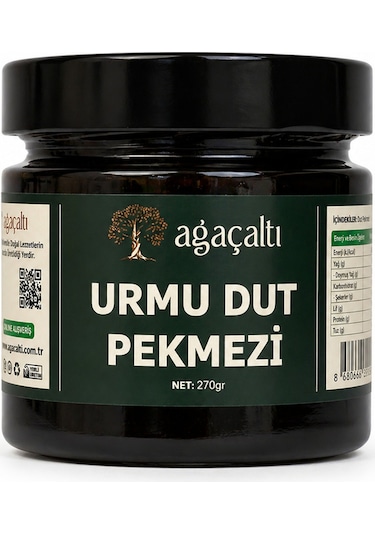 Urmu Dut Pekmezi 270 Gr Orijinal, Katkısız Doğal Dut Pekmezi, Yöresel Premium