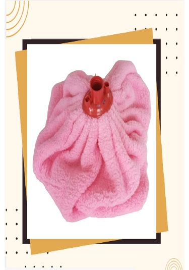 Lider Mikrofiber Welfost Mop Yedek Paspas Ucu Pembe