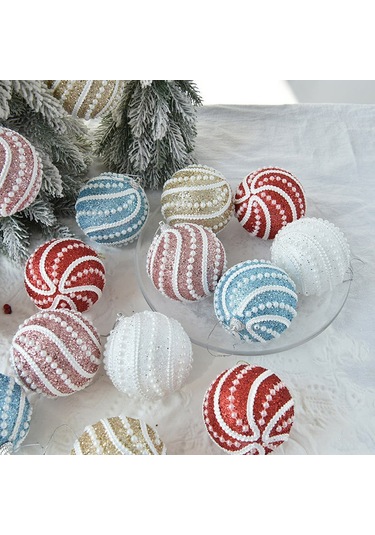 Yunboo 5 Adet 8cm Plastik Noel Topları - Asılı Noel Dekorasyonu, Ev Z氛围 Ve Hediyeler İçin Renkli Secenekler