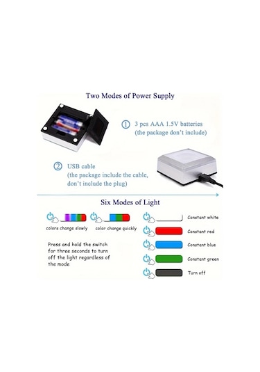 Honeybeeshop 1 Adet 3d Satürn Kristal Top Gece Lambası 8 Cm 3 15 İnç Modern Led Taban Dokunma Kontrollü Renk Değiştiren Cam Küre Uzay Temalı Masaüstü Lambası 16renk Şarj Edilebilir