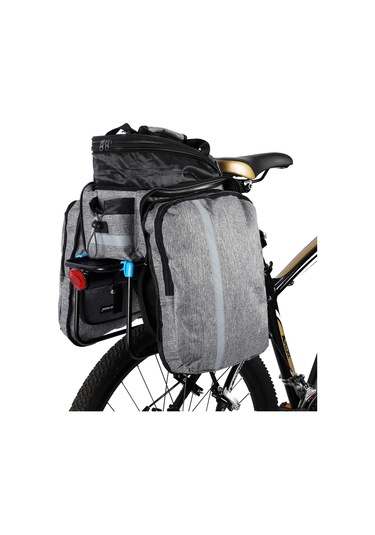Moveevo Bisiklet Seyahat Çantası 25l Su Geçirmez Polyester, Montajlı Sırt Kayışı, Saçma Kapağı İle Gri Sürüm Gri