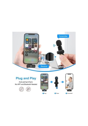 Wondernest İphone Uyumlu/ipad İçin Puluz K. Yankı Azaltma Mikrofonlar