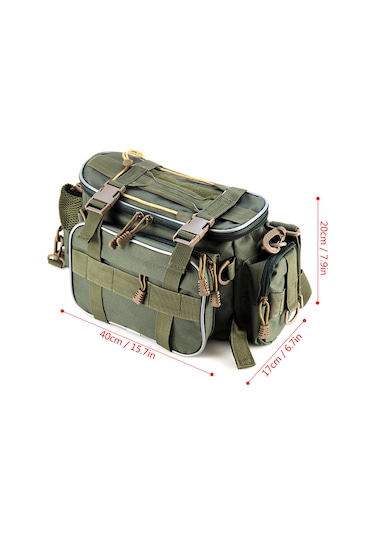 F88 Olta Takımı Çanta Olta Takımı Saklama Çantası Organizatör,siyah