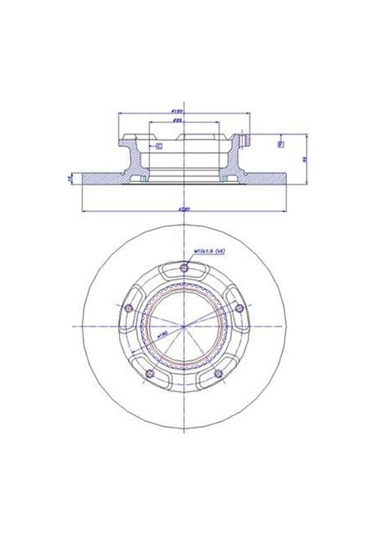 Magnetti Marelli 360704013600 Arka Fren Disk Aynası Transit V347 2.2tdcı 06 14 Önden Çeker 6c112a315bb