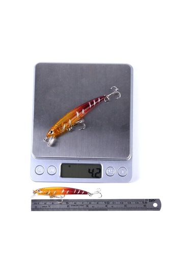 Fochsia 43 Parça Kaliteli Tuzlu Su Yem Seti Yüksek Karbon Çelik Sesli Kancalar İle Alabalık Crank Ve Popper Çeşitli Deniz Balıkçılığı İçin