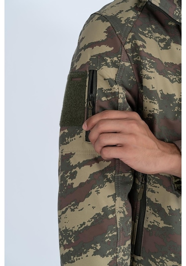 Combat Tactical Mont Tactıcal Softshell Kamuflaj - 305-647-nano Yeşil