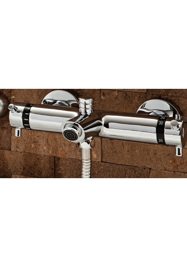 GPD TBB02 Termostatik Banyo Bataryası Krom