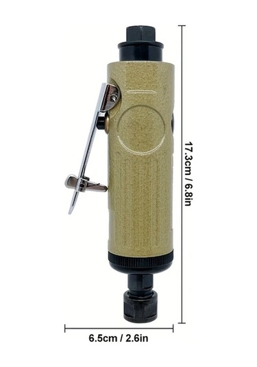 Dashanshop Büyük Havalı Zımpara Large Air Grinder 8 Parça Metal Noktalar 22000 Rpm 1/4 1/8 Kolletli Pnömatik Parlatma Gravür Seti