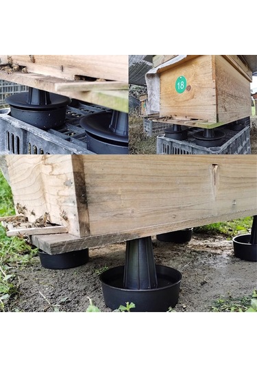 Xurunkeji Set Arı Kovanı Karınca Önleyici Destek Lavabo Tabanı Yükseltici Su Geçirmez Böcek Geçirmez Arı Kovanı Desteği Arıcılık Aletleri