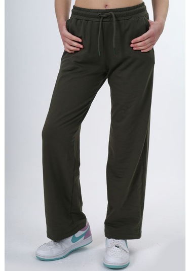 Toontoy Kız Çocuk Eşofman Alt Haki