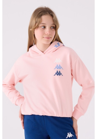 Kappa Kız Çocuk Pembe Sweatshirt 5274-45426 Pembe