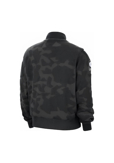 Team 31 Courtside Nba Lightweight Full-snap Fastener Erkek Ceket Siyah