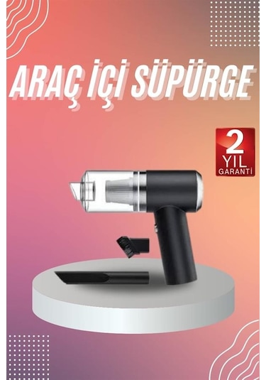 Şarjlı Çok Fonksiyonlu El Süpürge Mini Vakumlu Araç Süpürge