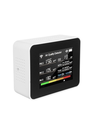Ebitda Tuya Wi-fi Hava Kalitesi Ölçer 13'ü 1 Arada Beyaz Beyaz