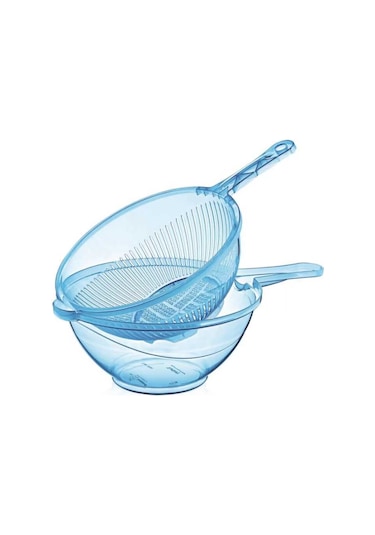 Yuvarlak Çiftli Süzgeç Şeffaf Royaleks-çnk1501 Asorti