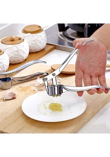 Paslanmaz Çelik Pense Model Sarımsak Ezici Çok Renkli