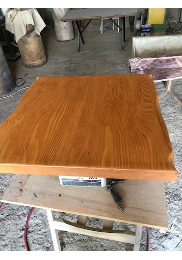 Bintaşmobilya Kütük Cafe Masa Üstü Tablası 60X60.Cm