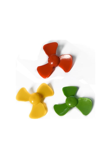 50mm 3 Kanat Oyuncak Pervane Rüzgar Gülü Su Botu Rc Dıy Motor Propeller