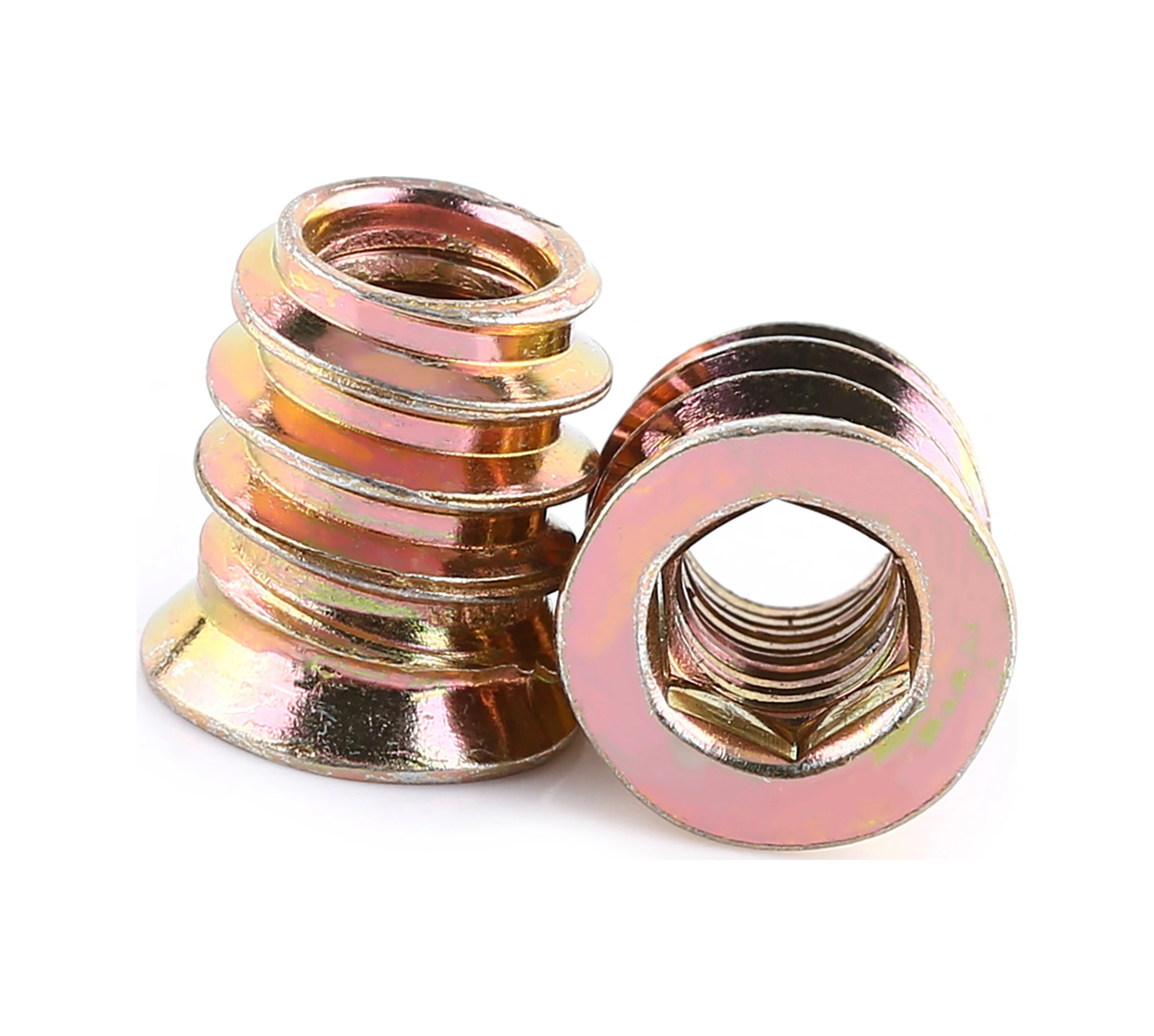 Tenfowee Ahşap İşçilik İçin Çelik Konik Somun, Dış Dişli İç Sekizgen, Pas Koruyucu, 20 Adet M8 13mm Diğer