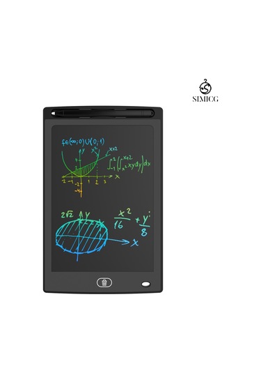8,5 İnç Lcd El Yazısı Tableti Lcd Elektronik Kara Tahta Renkli Vurgulama Siyah
