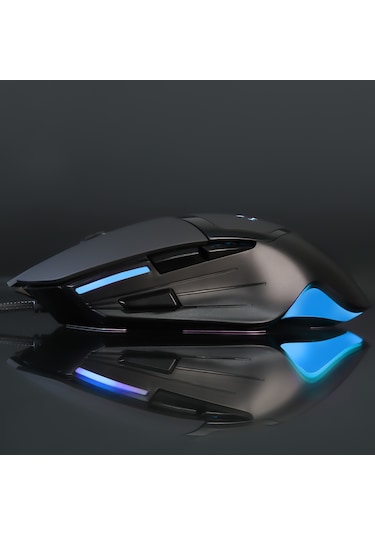 Rush Poison RM82 10000DPI 7D RGB Makro Oyuncu Gaming Mouse